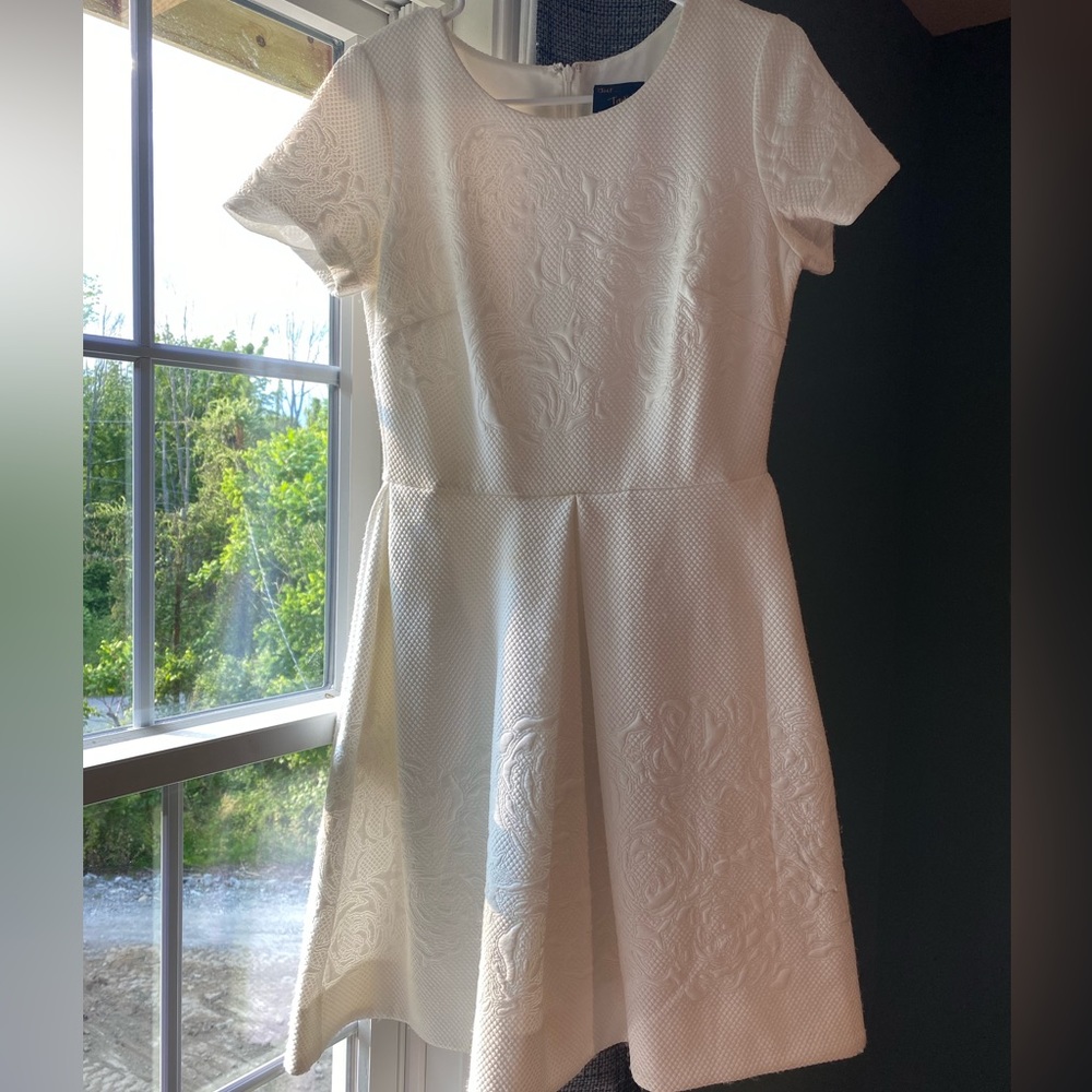 All white dress